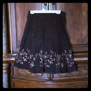 Knee length skirt